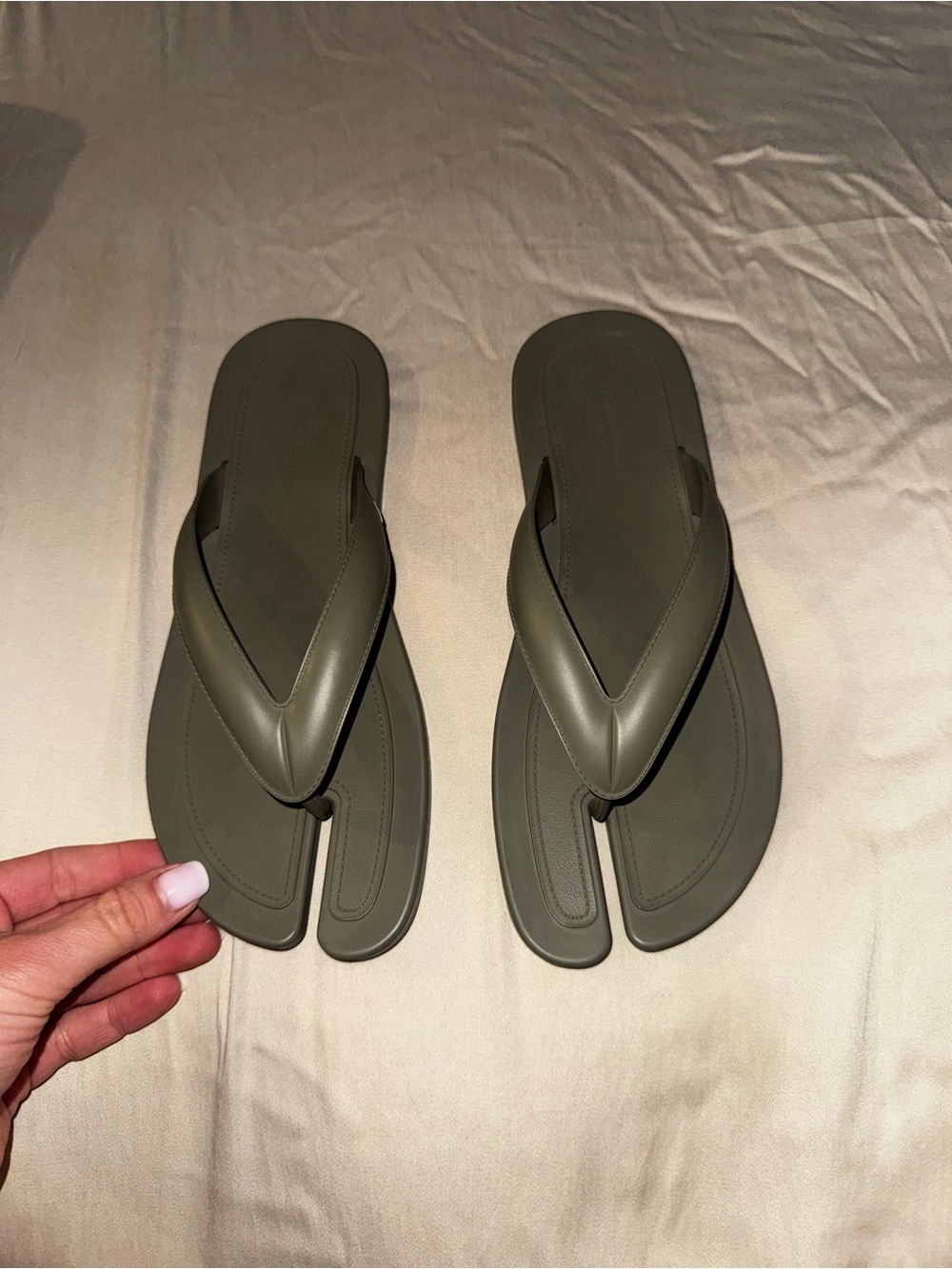 Maison Margiela Split-Toe Tabi Flip Flop Sandals
